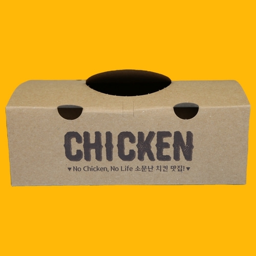 크라프트 치킨박스 소 반마리용 400매 통닭 닭강정 포장용기 배달